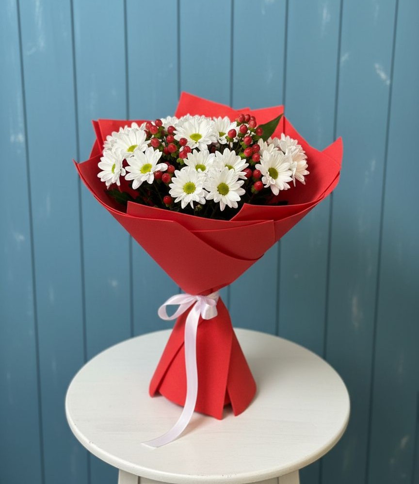 Букет цветов из: Хризантемы в Котельники