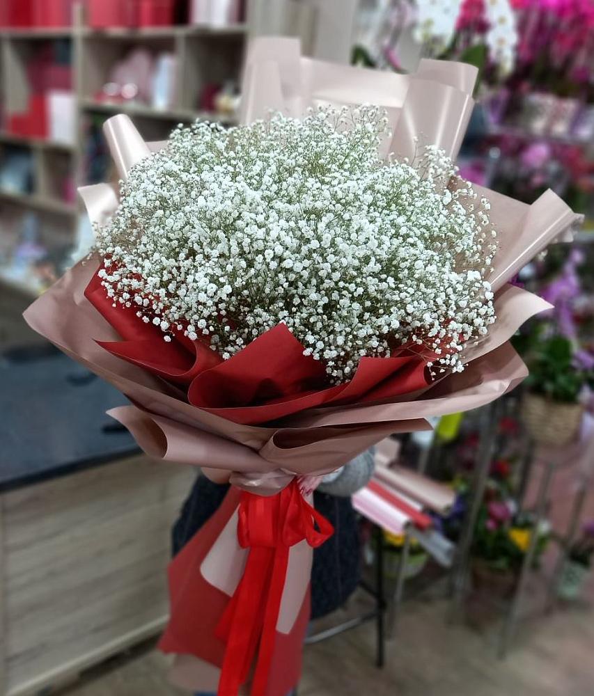 Букет Белые хлопья в Котельники Букет цветов из: Гипсофила в Котельники