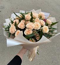 Букет Кремовые розы Латте в Котельники