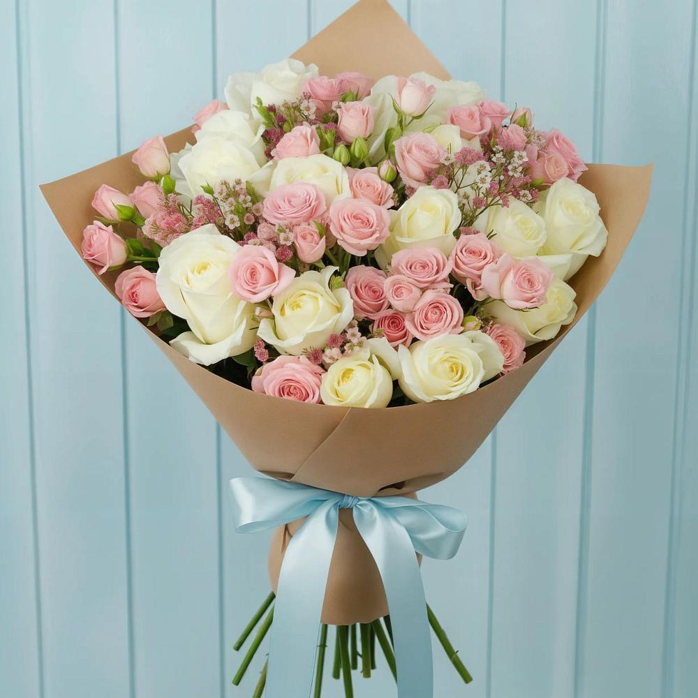 Букет цветов из: Розы в Котельники