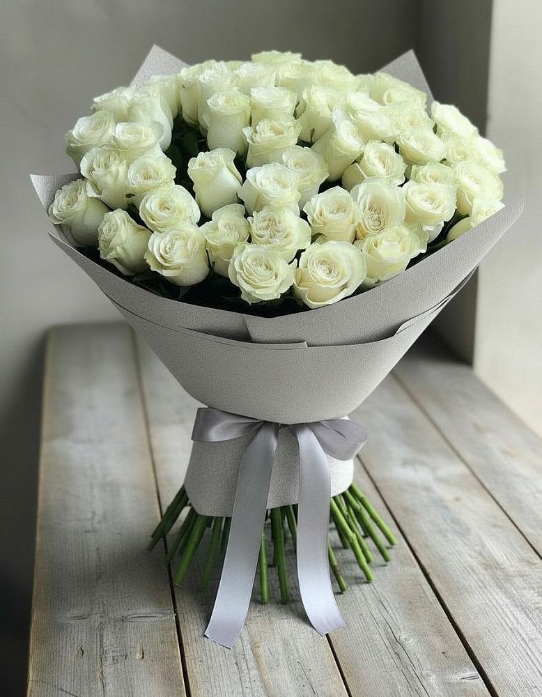 Букет 35 Белых роз в Котельники