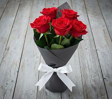 Букет 5 Красных роз Эдлесс Лав #REPLACE_PRED# Котельники