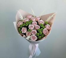 Букет цветов из:  Розы и Хризантемы в Котельники