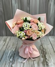 Букет цветов из:  Гвоздики, Розы и Хризантемы #REPLACE_PRED# Котельники